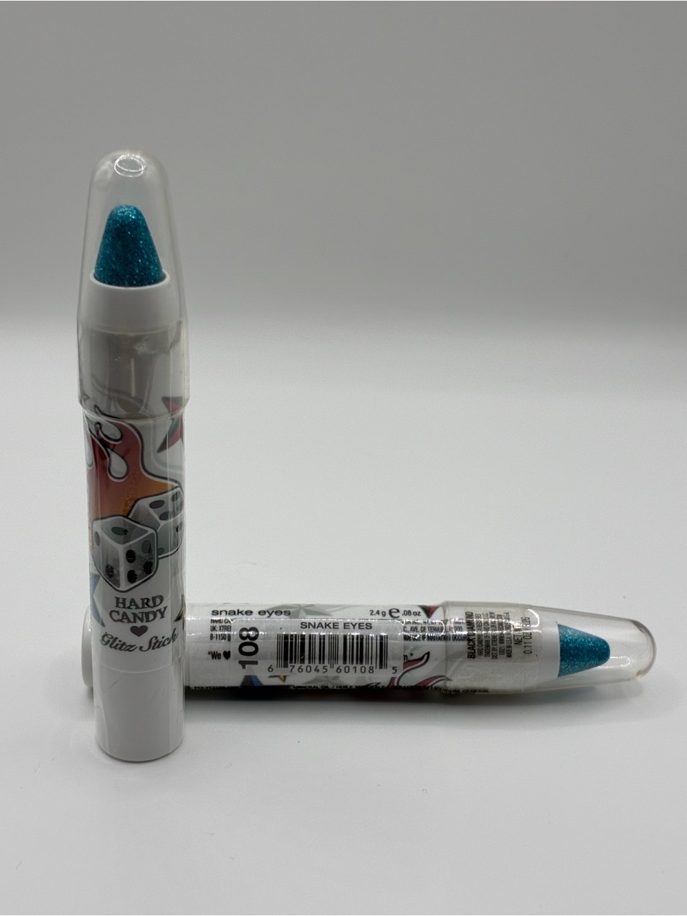 2-Pack Hard Candy Glitz Stick - Glam Blue Glitter Eyeshadow Stick